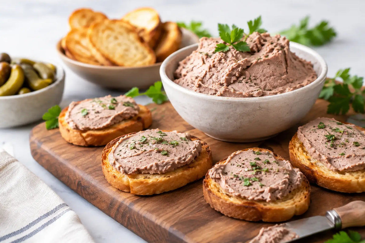 Cómo servir paté con tostadas y lucirte en casa