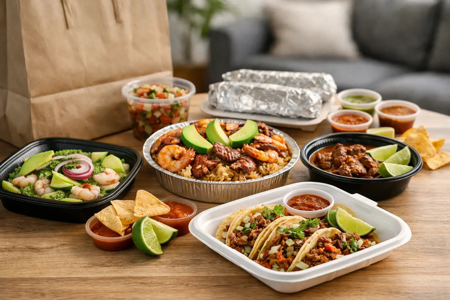 Comida sinaloense a domicilio con sabor real