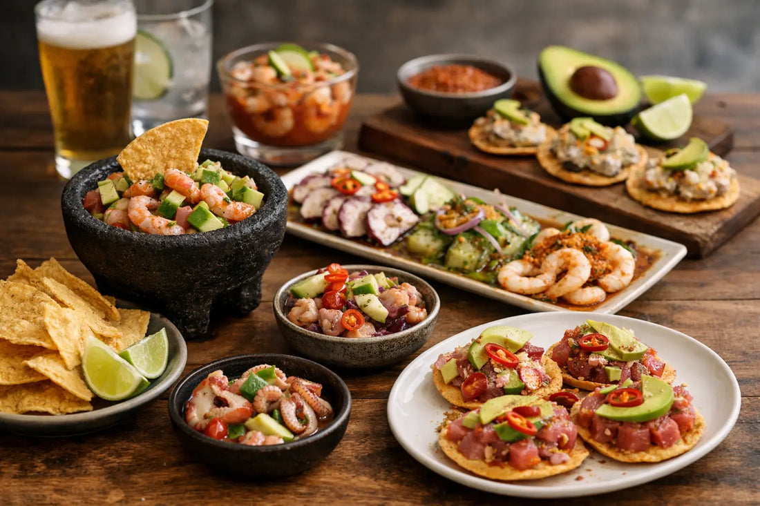 Botanas gourmet para reuniones con sabor a Sinaloa