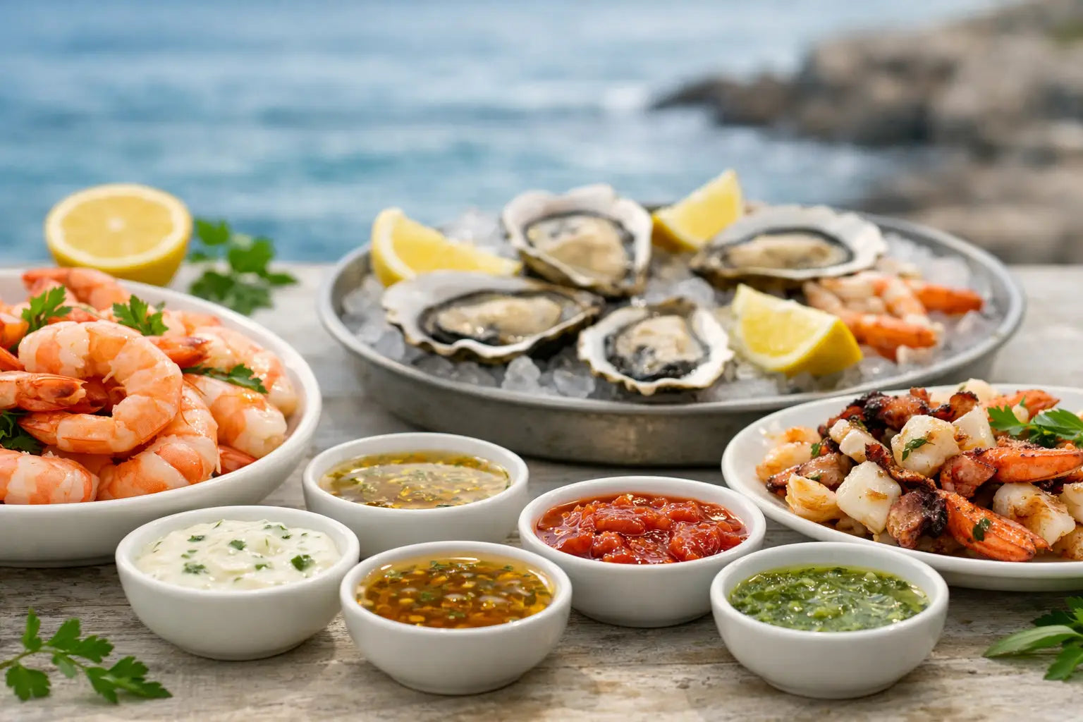 Cómo elegir salsa para mariscos sin tapar el mar