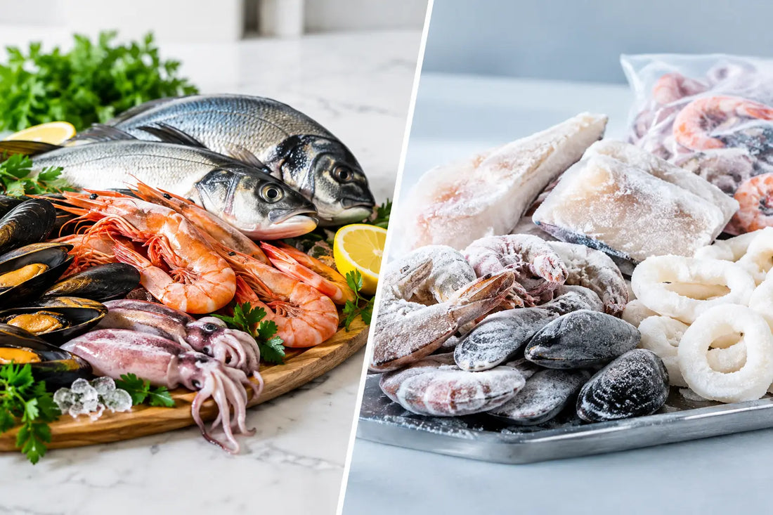 Mariscos frescos versus ultracongelados: ¿cuál elegir?