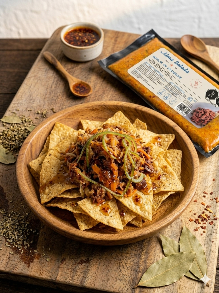 Marlín en Escabeche Alma Salada | Preparación Artesanal Gourmet de Sinaloa