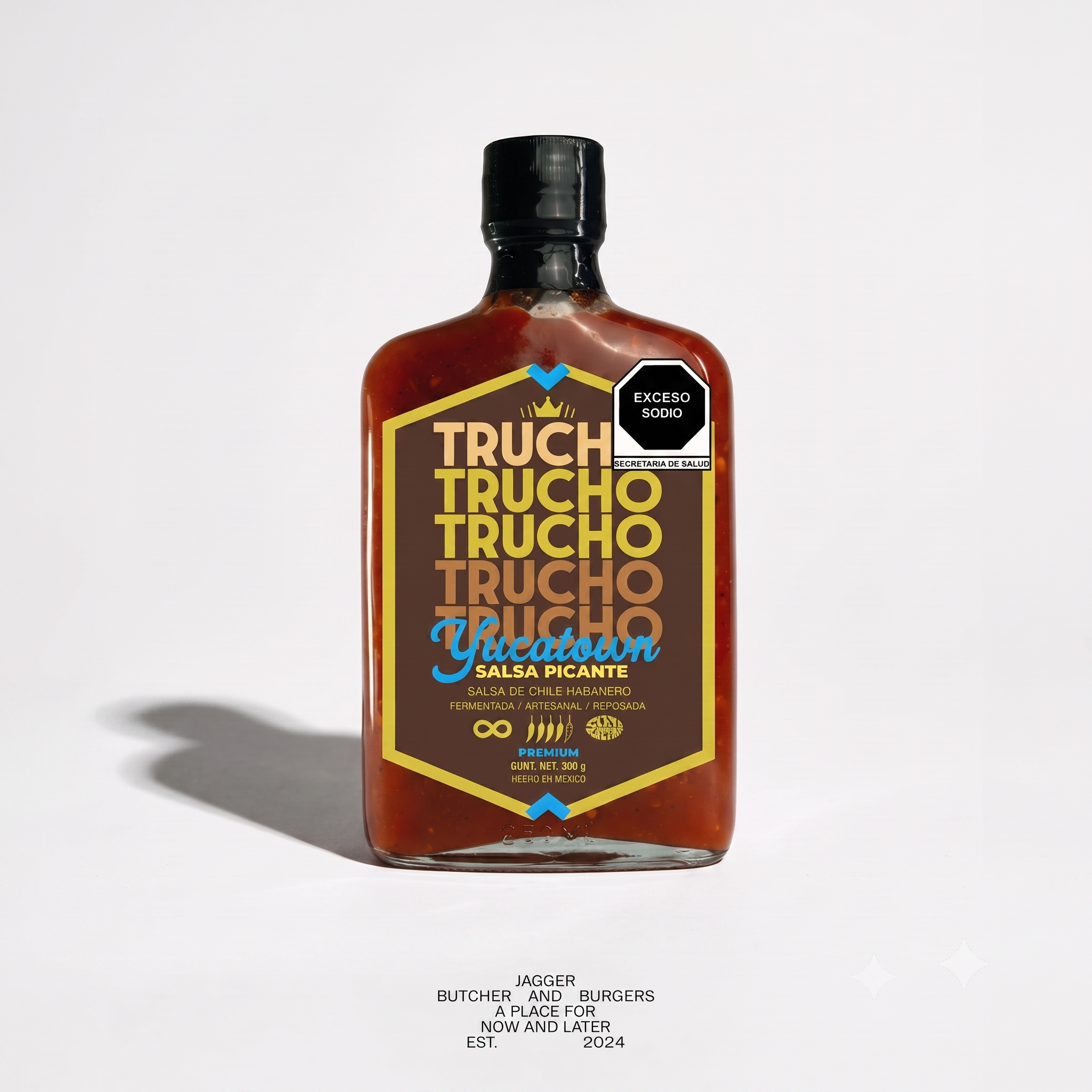 Salsa Yucatown Habanero Amarillo | Picante Extra Intenso Artesanal