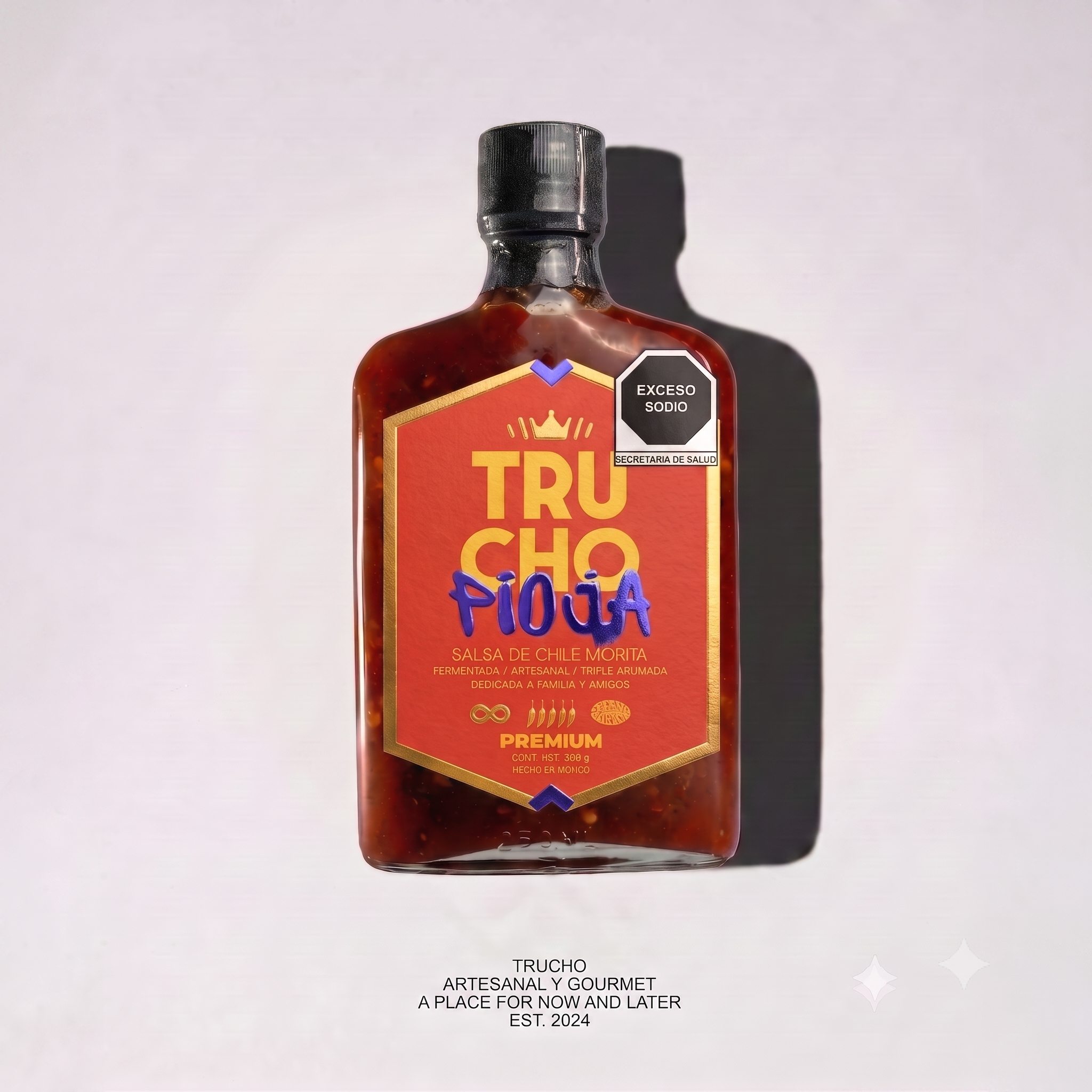 Salsa Pioja Chile Morita Ahumado | Artesanal Fermentada 30 Días