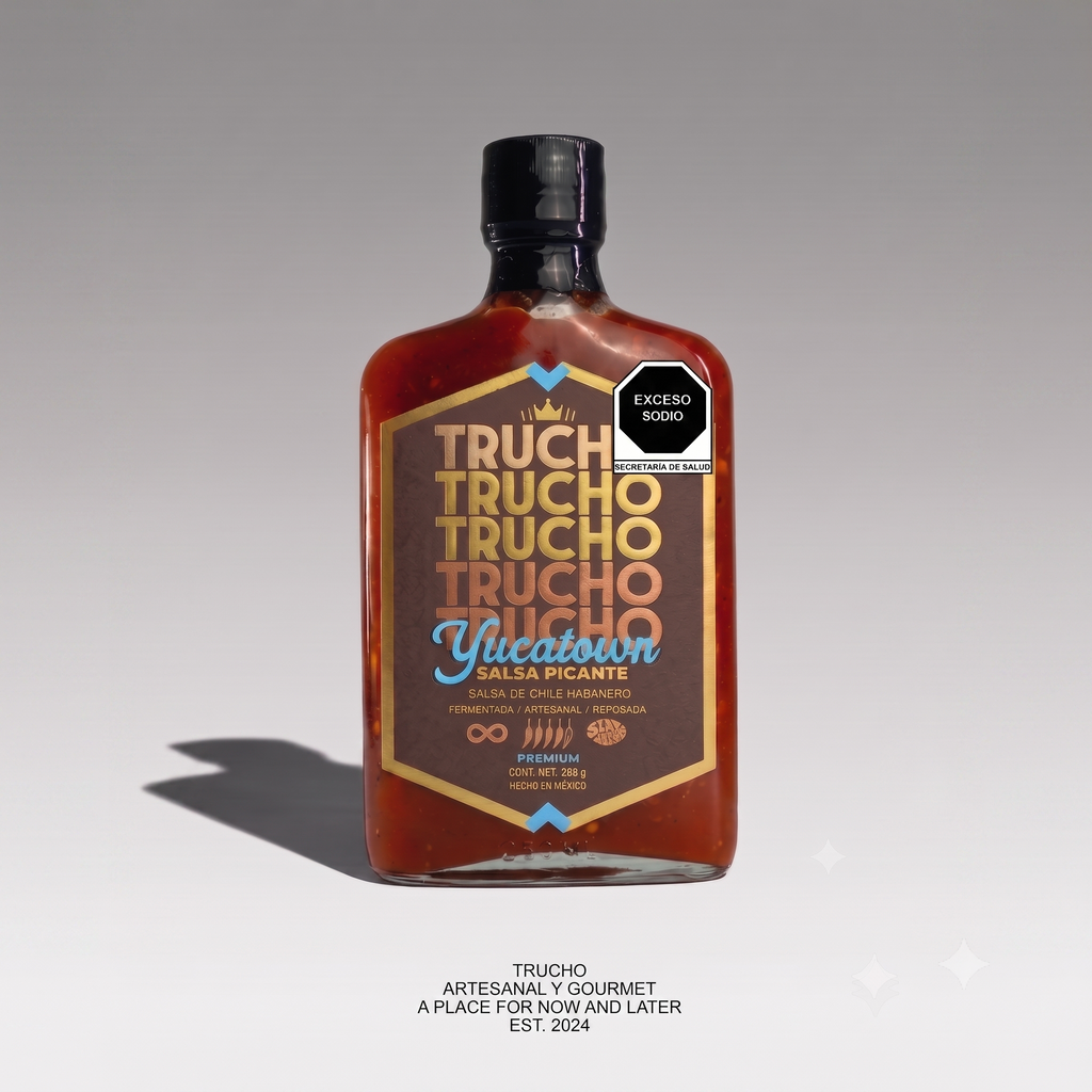 Salsa Yucatown Habanero Amarillo | Picante Extra Intenso Artesanal