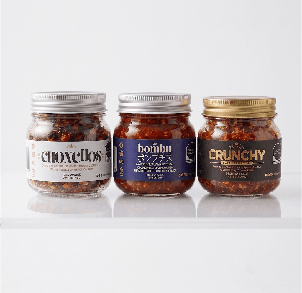 Gourmet Bundle Trucho 3 | Kit 3 Salsas Artesanales Premium | Chonchos, Crunchy & Bombu